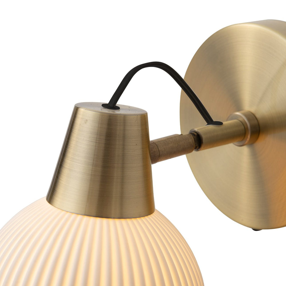 Petaluma Bone Porcelain Wall Sconce by Nova of California – view 6