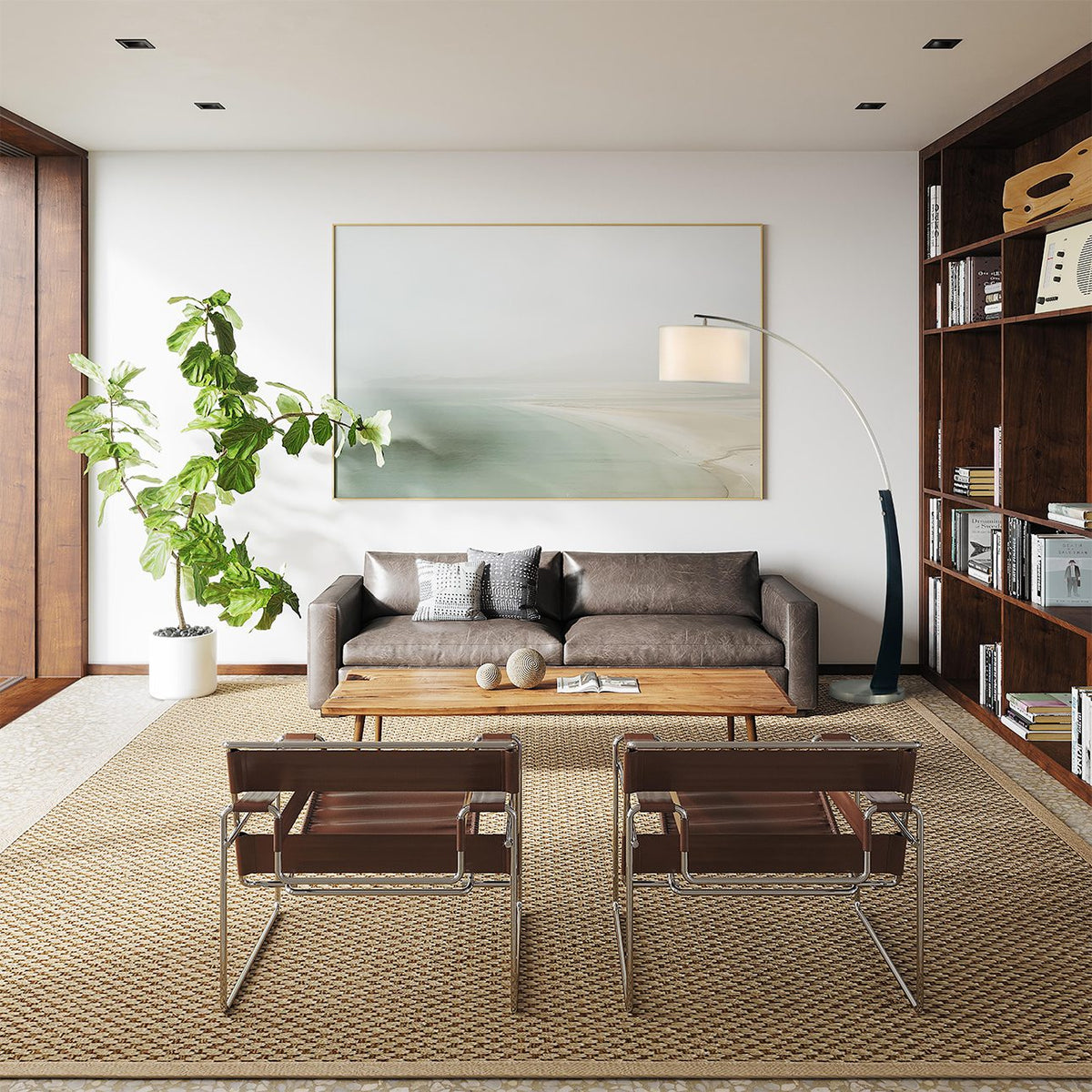 Plimpton Arc Floor Lamp by Nova of California, Default – view 2