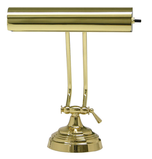 House of Troy 10" Desk & Piano Lamp, Style P10-131 in Polished Brass