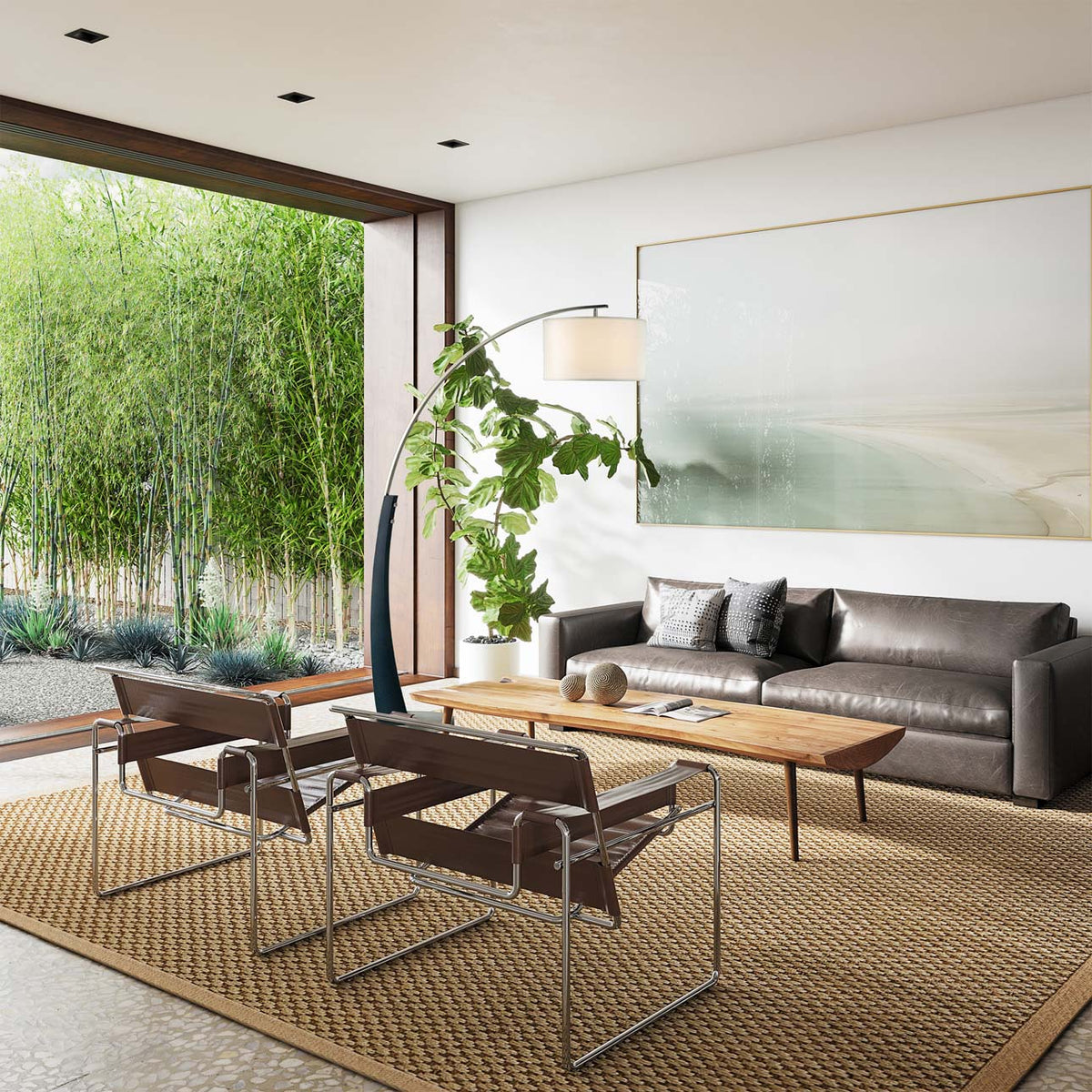 Plimpton Arc Floor Lamp by Nova of California – view 4