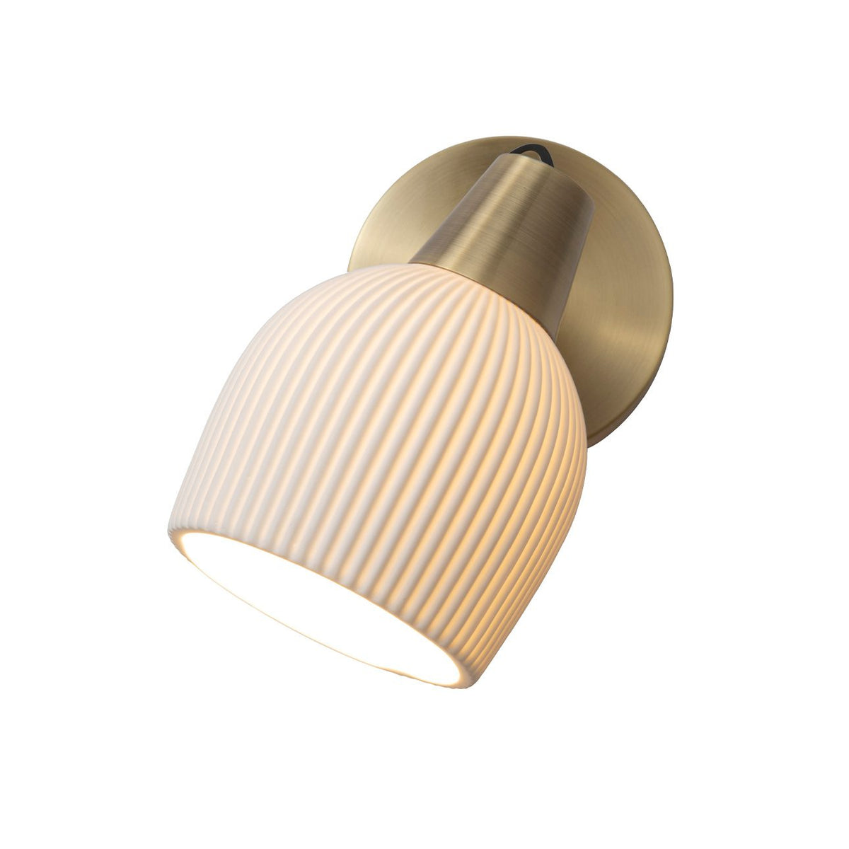 Petaluma Bone Porcelain Wall Sconce by Nova of California – view 5