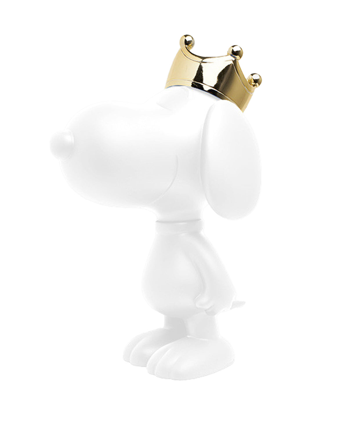 Leblon Delienne Snoopy Crown sculpture in White & Gold, 12 inch – view 2