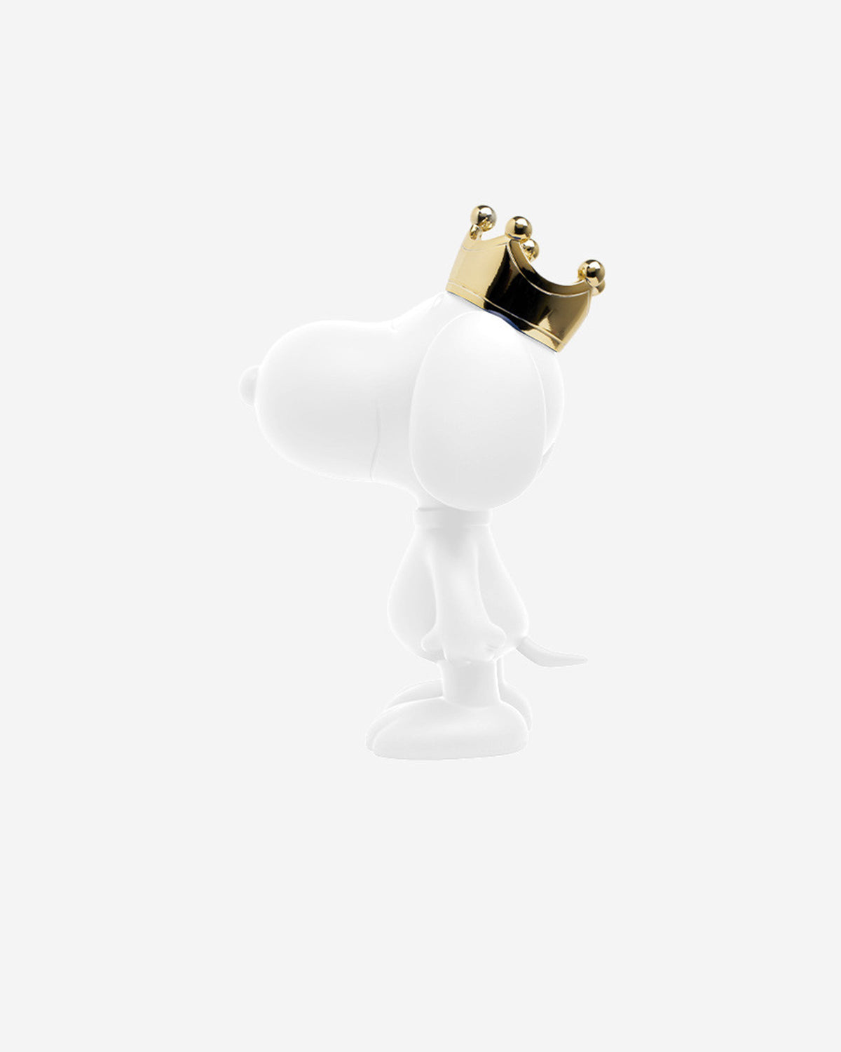 Leblon Delienne Snoopy Crown sculpture in White & Gold, 12 inch – view 3
