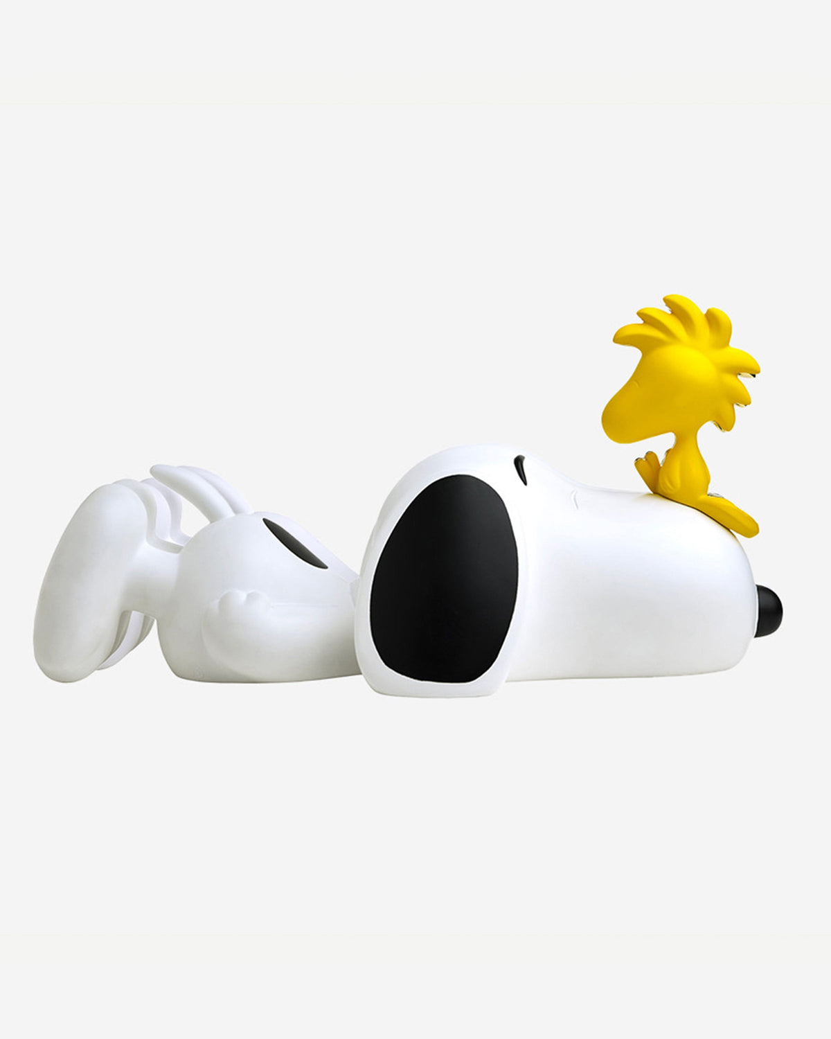 Leblon Delienne Snoopy & Woodstock sculpture in Original (black, white & yellow), 13 inch