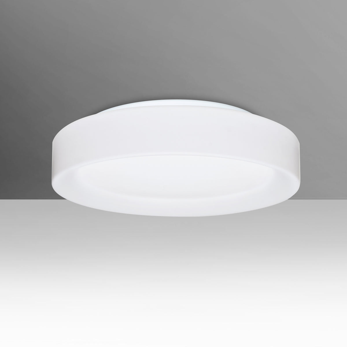 Besa Pella 13 flush mount – Opal Matte glass, studio view