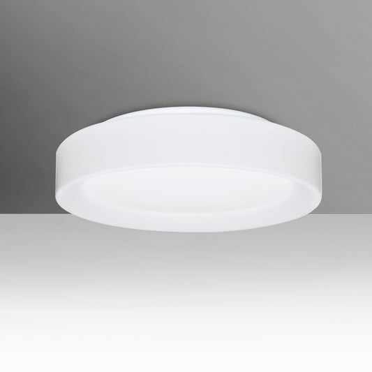 Besa Pella 13 flush mount – Opal Matte glass, studio view