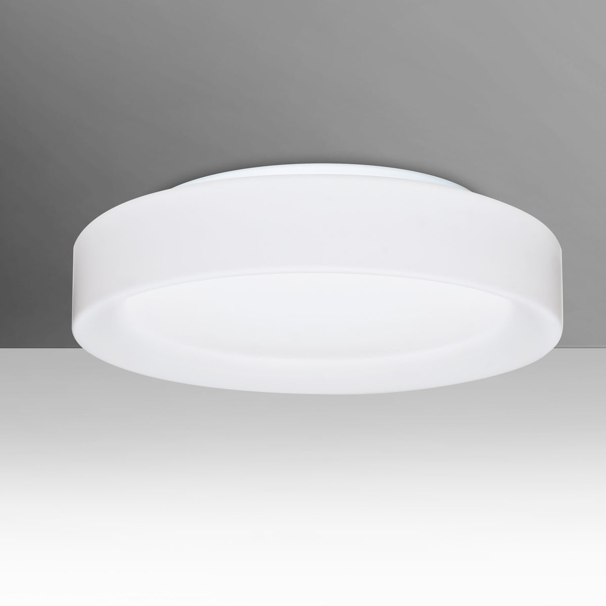 Besa Pella 16 flush mount – Opal Matte glass, studio view