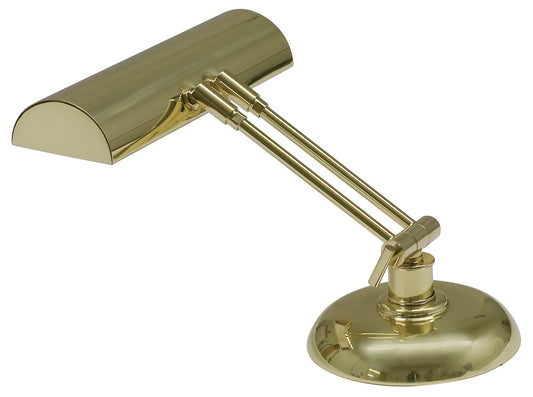 House of Troy 10" Halogen Upright Piano Lamp in Polished Brass