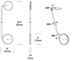 Pablo Designs Pixo Wall Lamp 