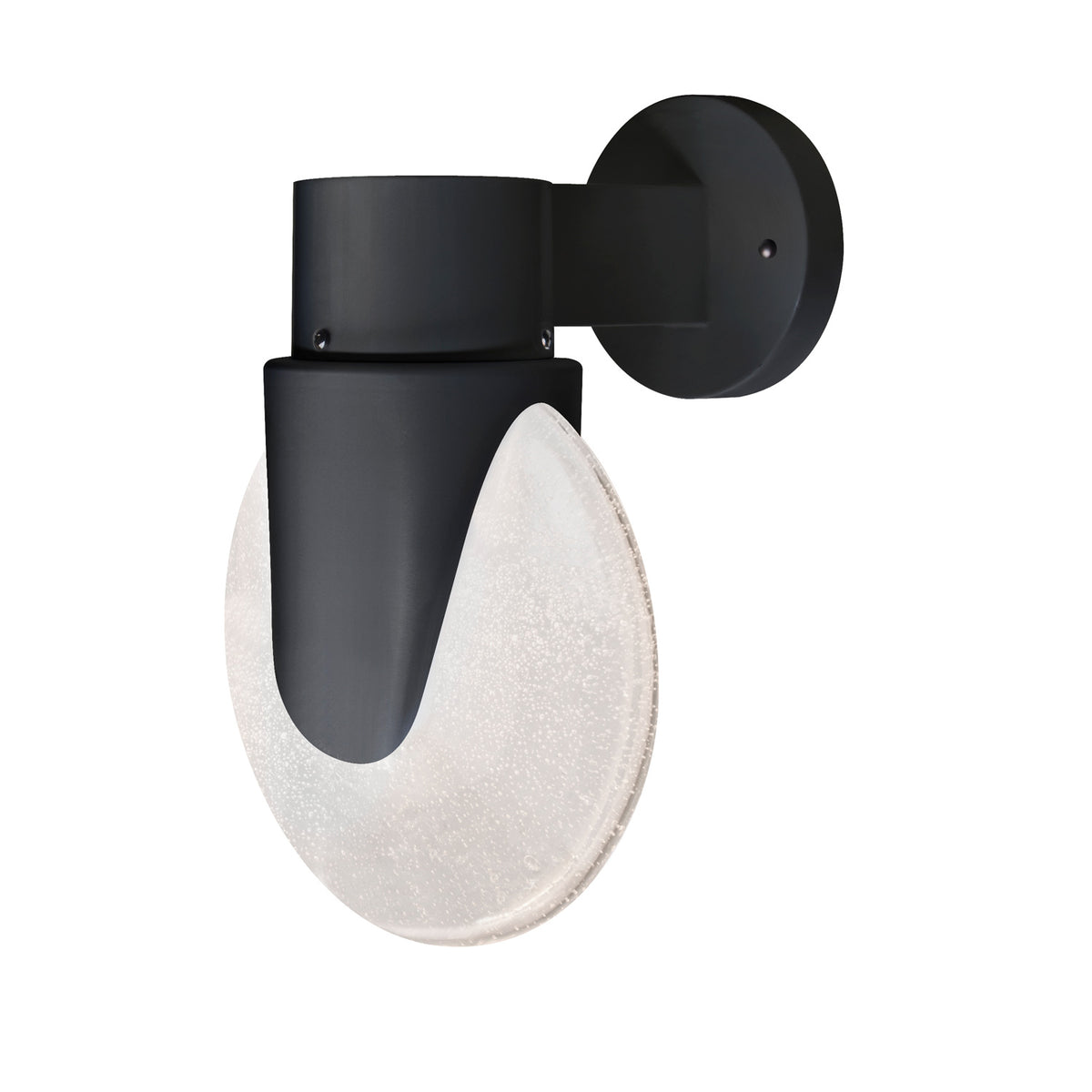 Besa Prada wall sconce option – Black Bubble