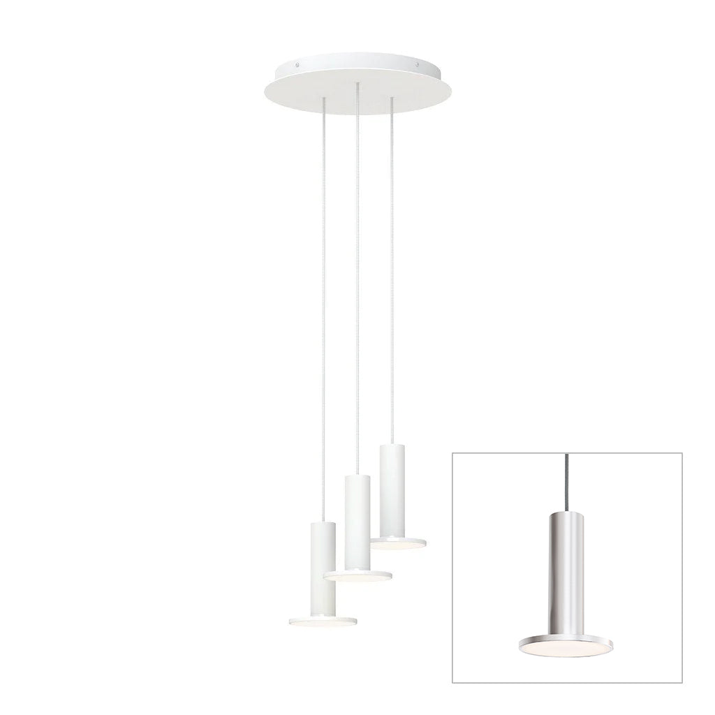 Pablo Designs Cielo Plus chandelier – 3 Lights, Silver