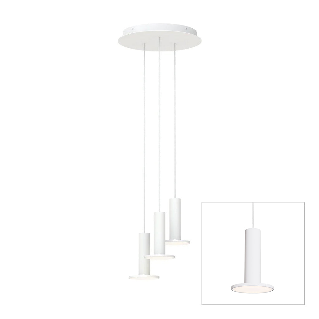 Pablo Designs Cielo Plus chandelier – 3 Lights, White