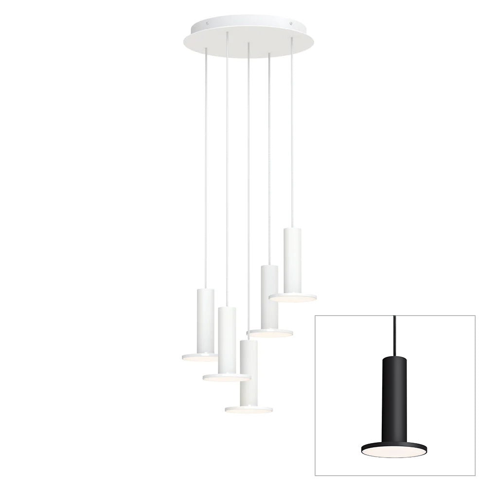 Pablo Designs Cielo Plus chandelier – 5 Lights, Black