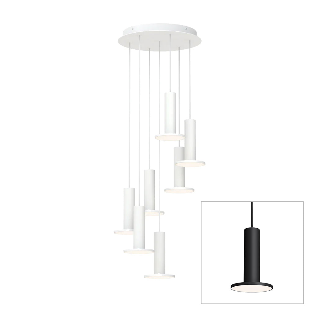 Pablo Designs Cielo Plus chandelier – 7 Lights, Black