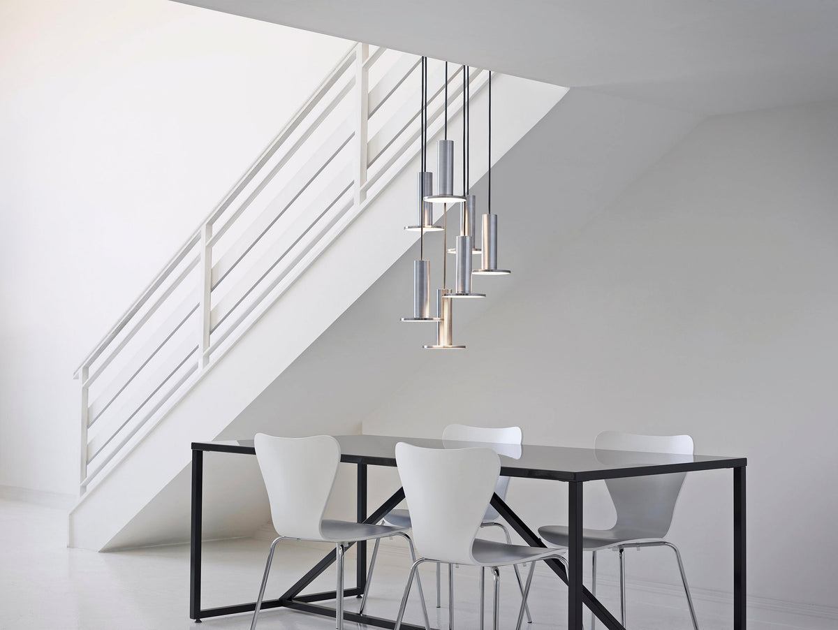 Pablo Designs Cielo Plus LED chandelier, cluster of glowing disc pendants – view 20