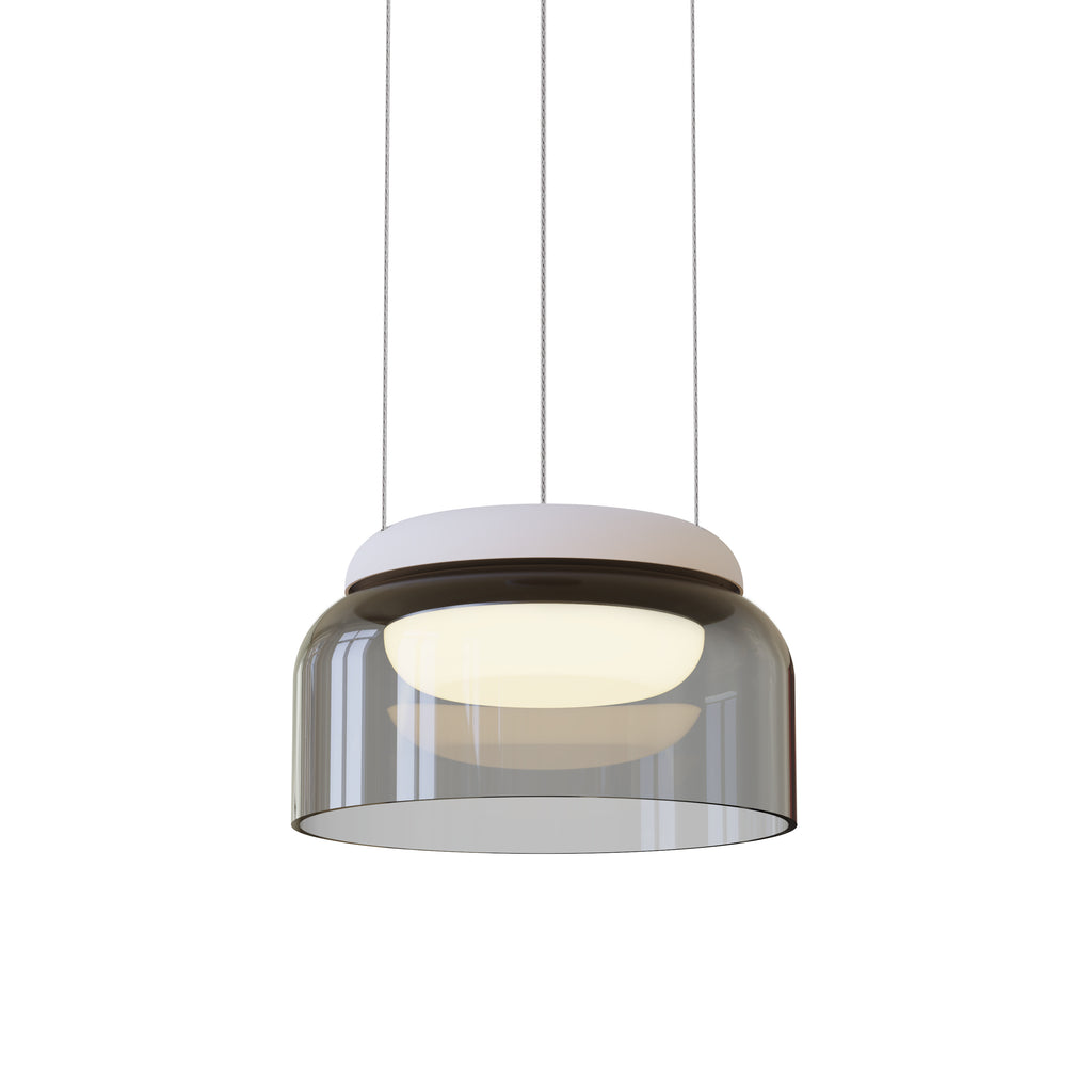 Pablo Designs Totem Mini LED downlight pendant – Smoke, White