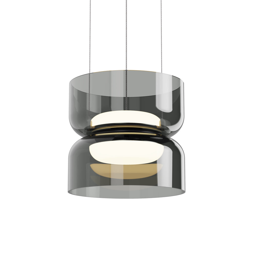 Pablo Designs Totem Mini Up/Down LED pendant – Smoke, White