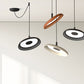 Pablo Designs Nivel Pendant Light 15" Graphite + Black