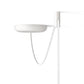Pablo Designs Nivel Pendant Light 15" White + Espresso