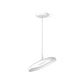 Pablo Designs Nivel Pendant Light 15" White + White