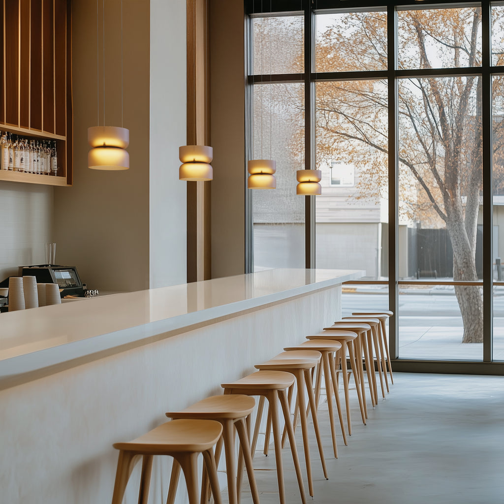 Pablo Designs Totem Mini Up/Down LED pendant, glass shades – view 7