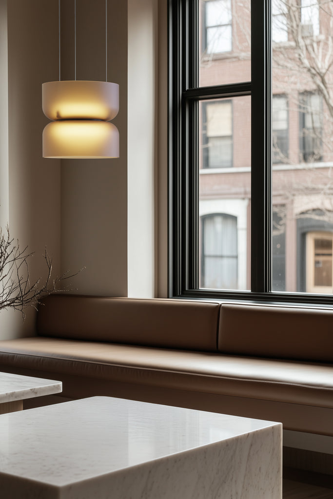 Pablo Designs Totem Mini Up/Down LED pendant, glass shades – view 13