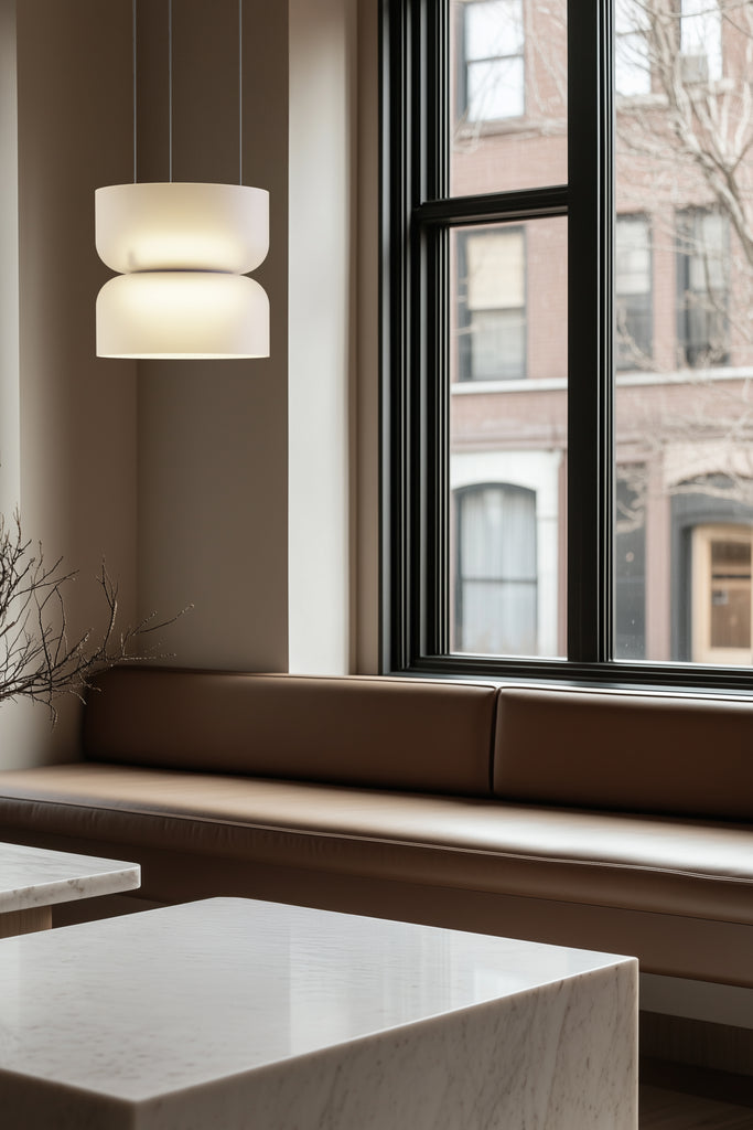 Pablo Designs Totem Mini Up/Down LED pendant, glass shades – view 11