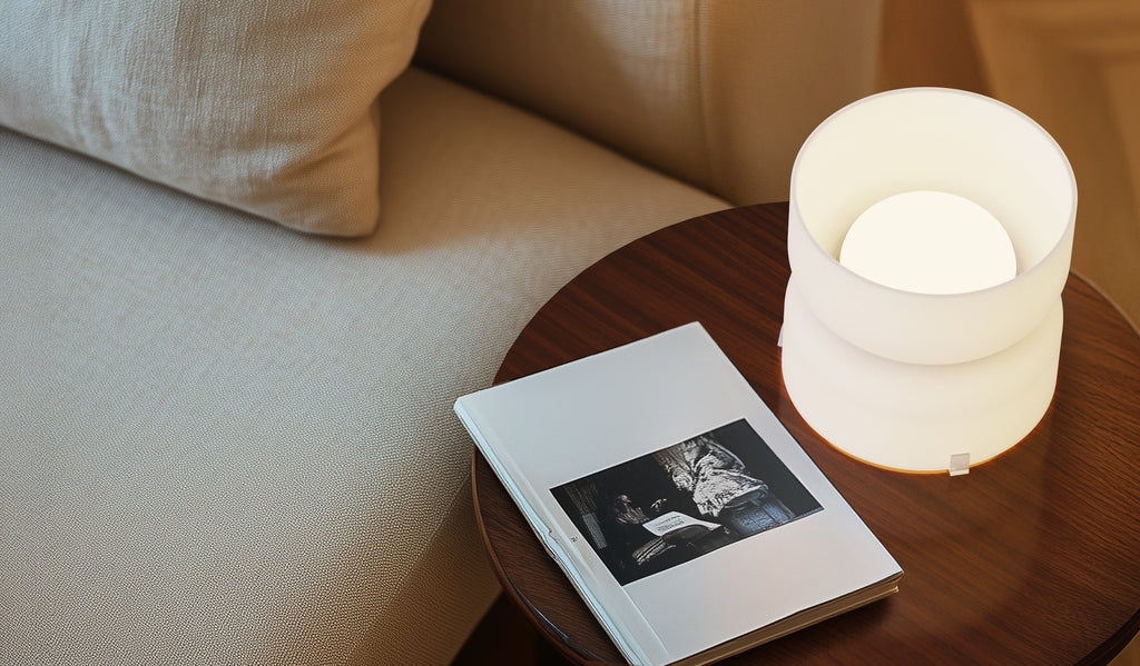 Pablo Designs Totem Mini LED table lamp, etched glass – view 4