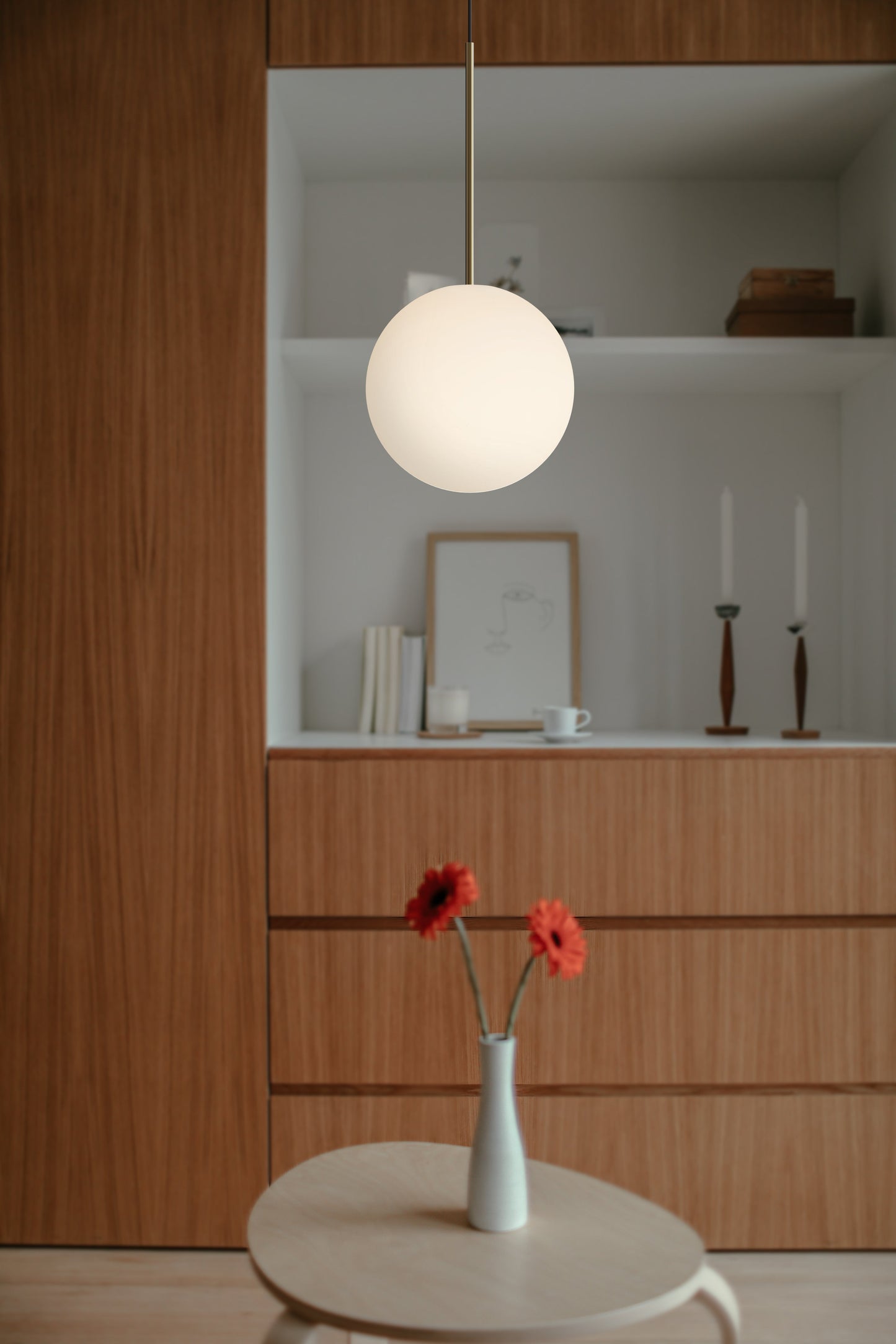 Pablo Designs Bola Sphere Pendant Light 5" Sphere