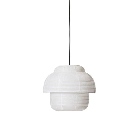 Papier Double Pendant Lamp 40 White