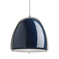 Visual Comfort Paravo 15 Inch Black Pendant Light 700Tdprvpu Gloss White/Satin Nickel
