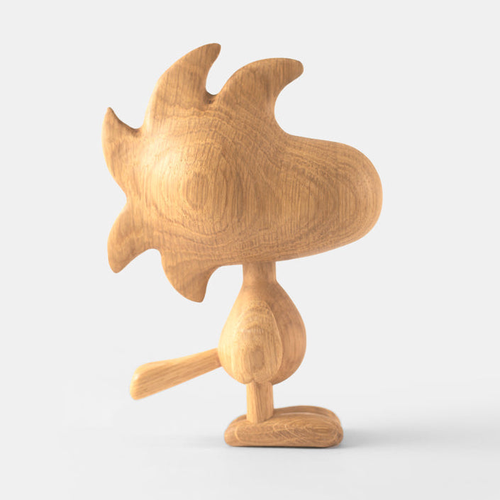 Boyhood Peanuts Woodstock wooden figure in oak, Large (image 2)