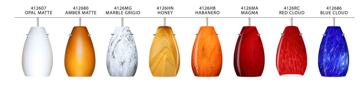 Architectural s Besa Pera 9 pendant for lighting design and project planning shade glass options 
