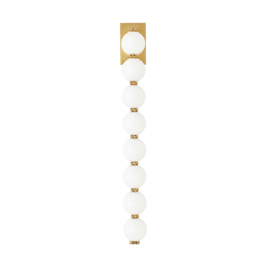 Perle 28-inch LED Wall Sconce Italian Glass Slws22827 by Visual & Comfort & Co