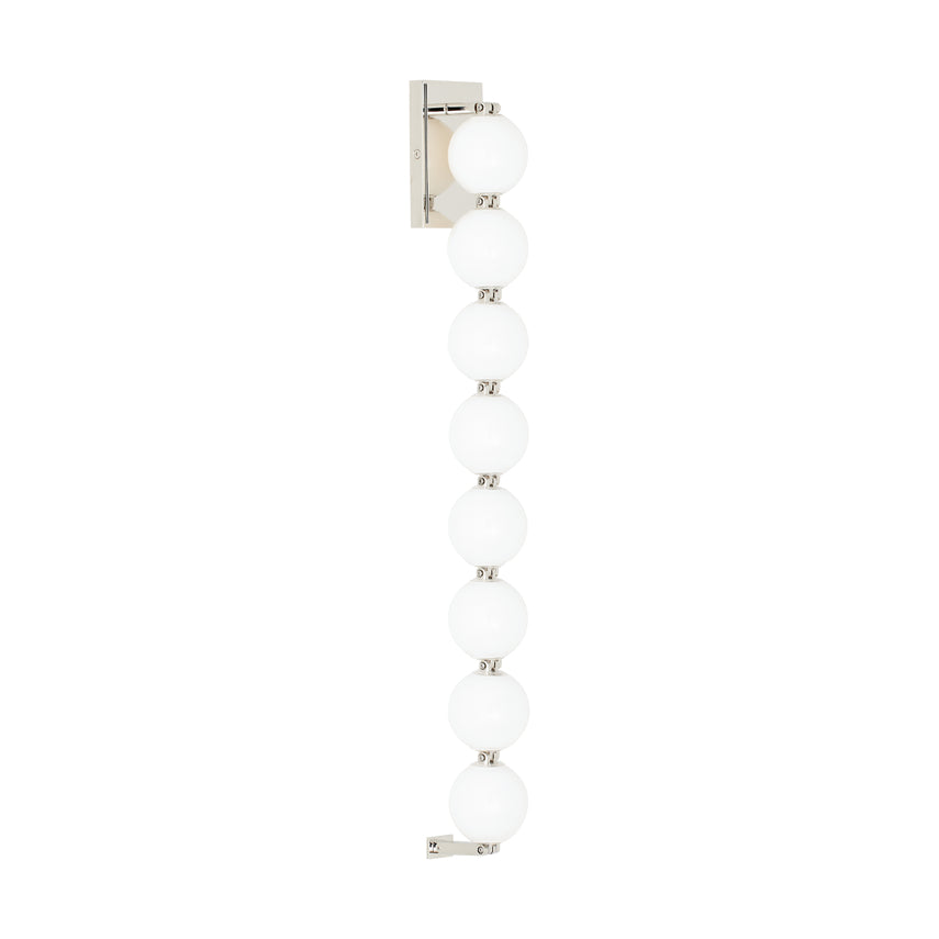 Perle 28-inch LED Wall Sconce Italian Glass Slws22827 by Visual & Comfort & Co