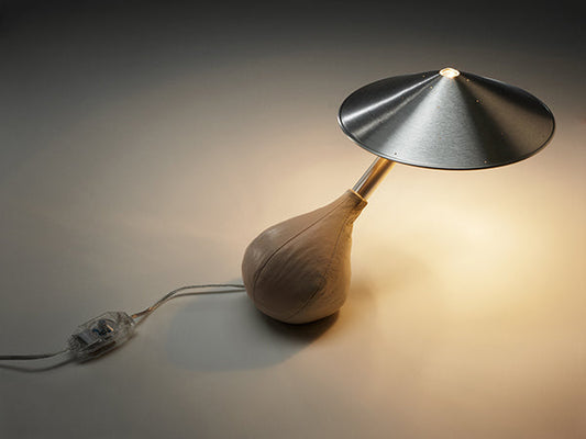 Pablo Designs Piccola Table Lamp alternate angle highlighting design profile