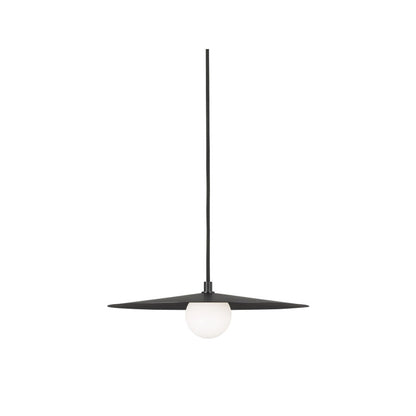 Visual Comfort Pirlo Mid Century 700Tdpr Modern Pendant Matte Black