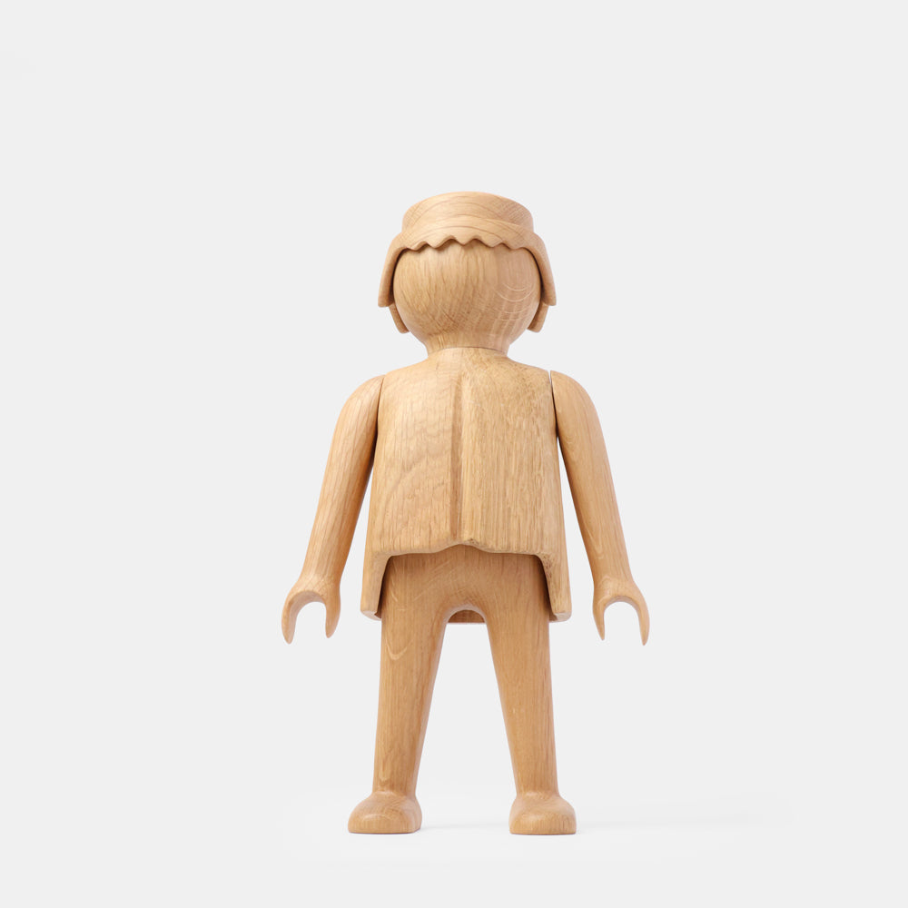 Boyhood Playmobil Man wooden figure in oak, Mini (image 3)