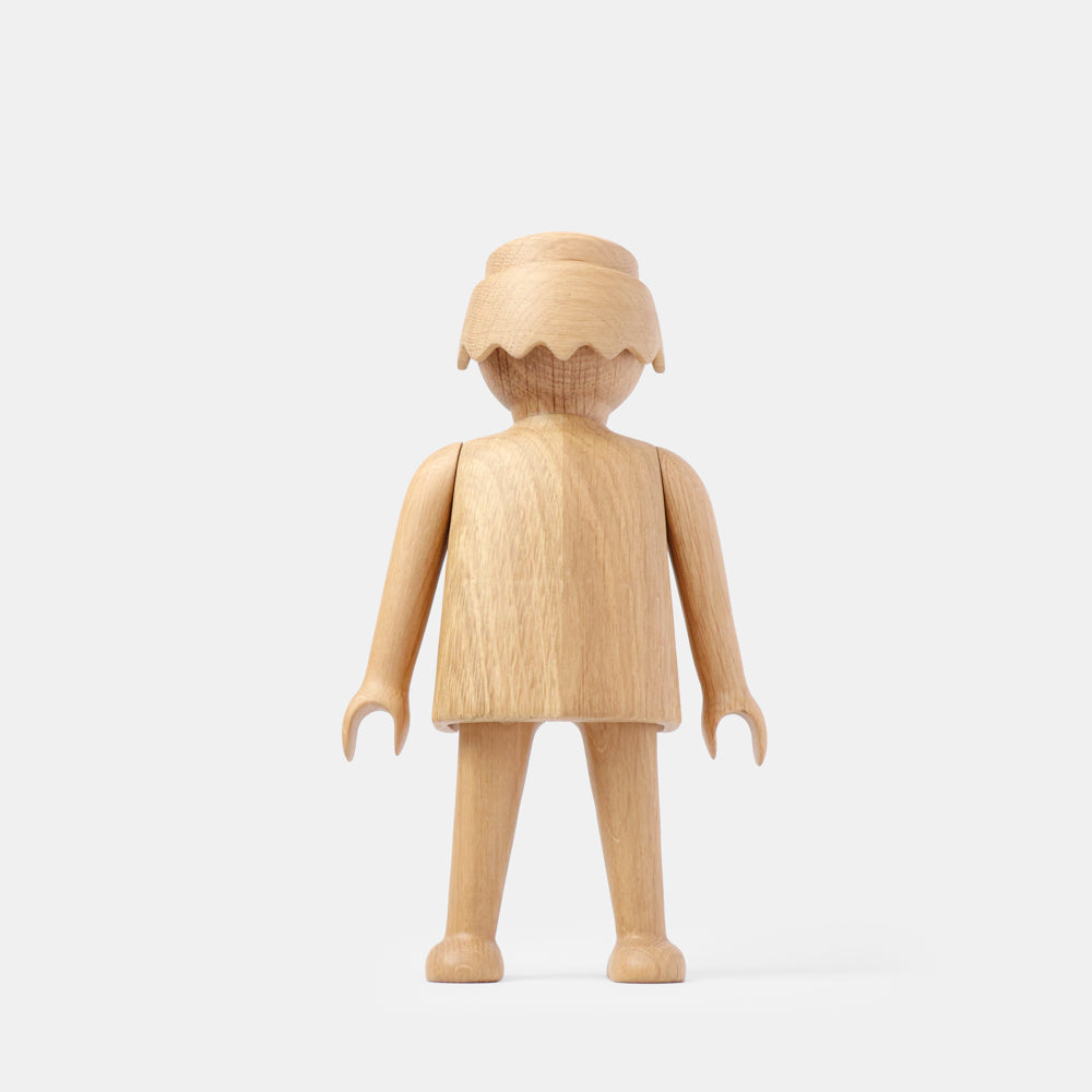 Boyhood Playmobil Man wooden figure in oak, view 4 (image 4)