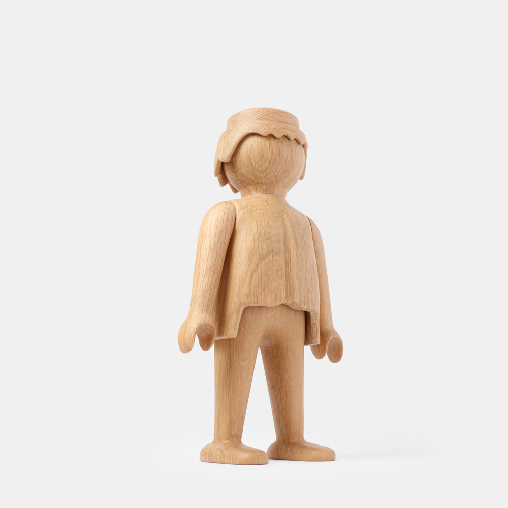 Boyhood Playmobil Man wooden figure in oak, view 6 (image 6)