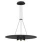 Visual Comfort Ponte 22 Inch Brass Led Pendant Light Modern Home Office Nightshade Black