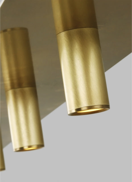 Visual Comfort Ponte 50 Linear Chandelier Modern Led Lighting 