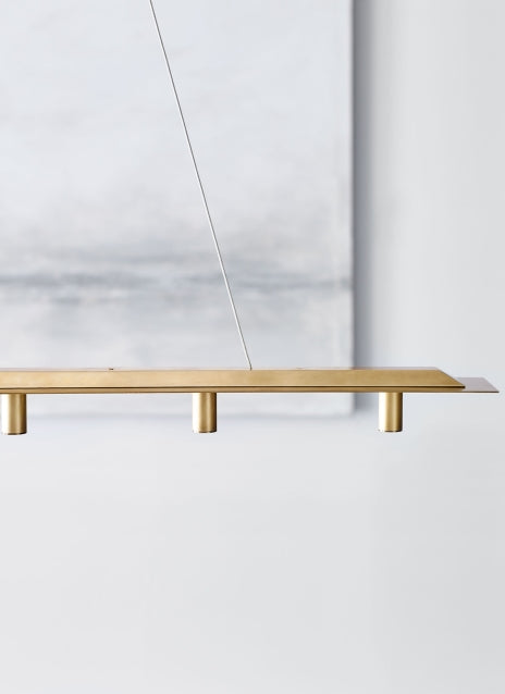 Visual Comfort Ponte 50 Linear Chandelier Modern Led Lighting 