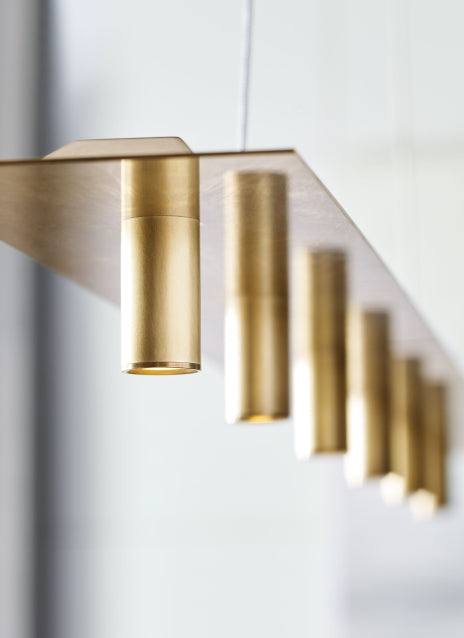 Ponte 50 Linear Chandelier LED Lighting by Visual & Comfort & Co