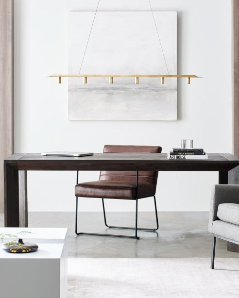 Visual Comfort Ponte 50 Linear Chandelier Modern Led Lighting 