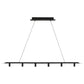 Visual Comfort Ponte 50 Linear Chandelier Modern Led Lighting Nightshade Black