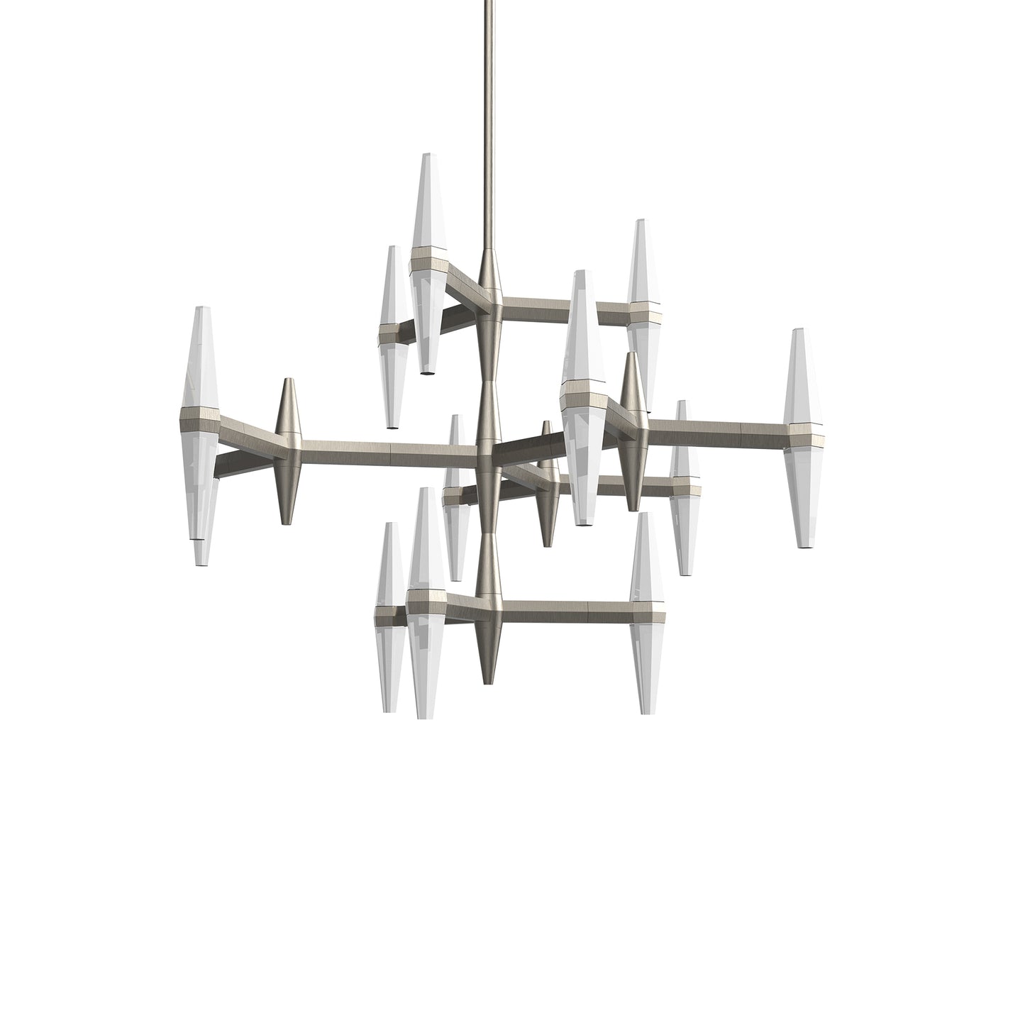 BlackJack Lighting Prism Multi Tier Chandelier