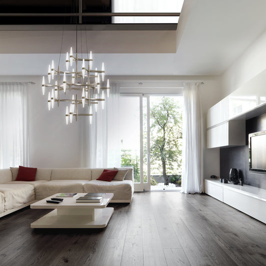 BlackJack Lighting Prism Multi Tier Chandelier