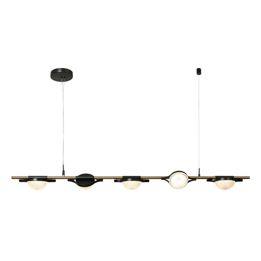 Ha05051 Black Brass Kitchen Island Light - LNC Home