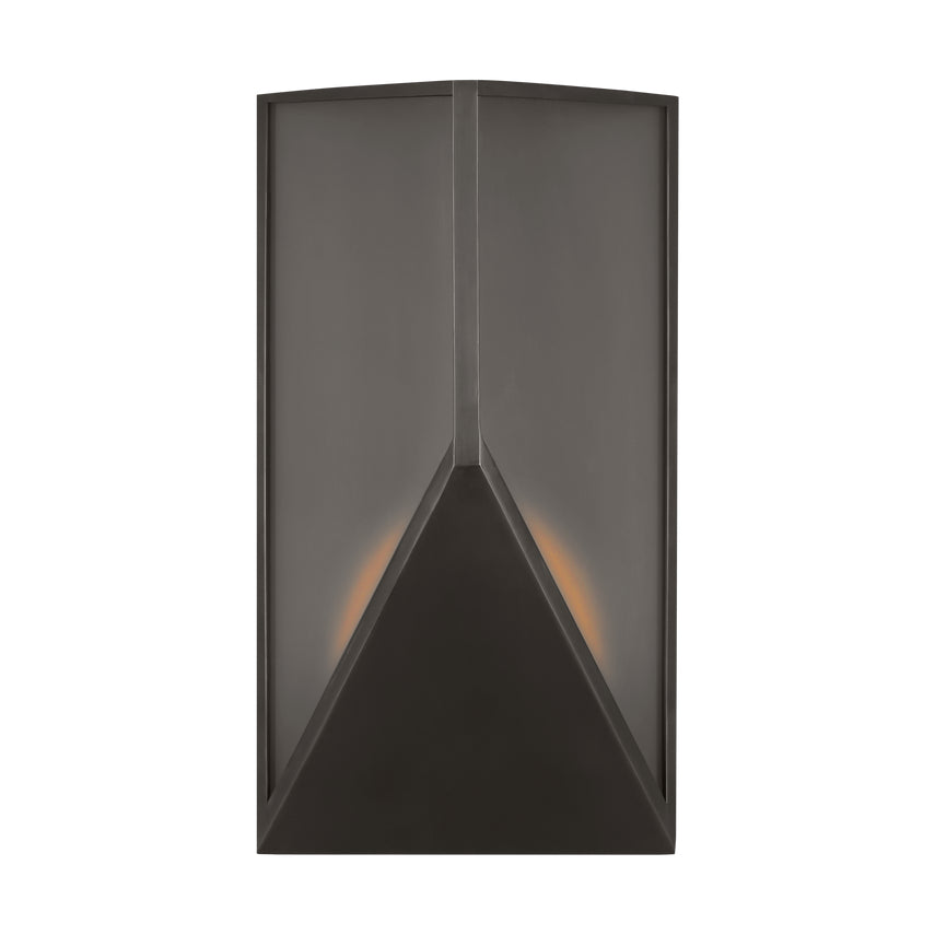 Visual Comfort Punto 16 Wall Light Hand-Rubbed Antique Brass